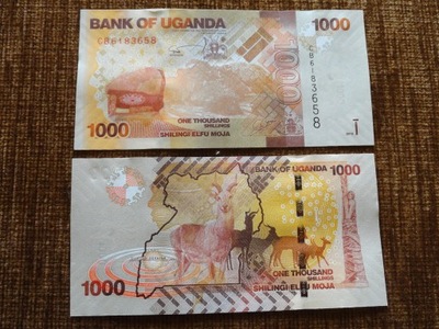 250.UGANDA 1000 SCHILINGÓW UNC
