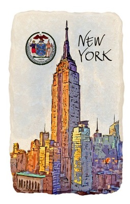Magnes lodówkę pamiątka NOWY JORK NEW YORK 337