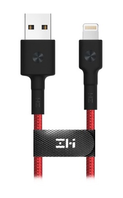 Kabel USB Lightning Kevlar RED 1m MFi - ZMI Xiaomi