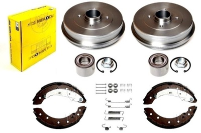 BEBNY BRAKE SHOES BEARING RENAULT CLIO II THALIA FROM ABS 203MM LUCAS  