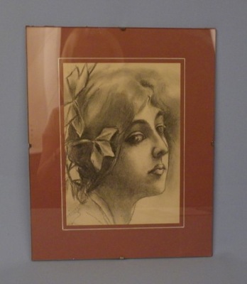 obraz! PORTRET ! ALINA B ! 1911 R !