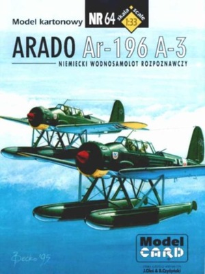 Model Card nr 64 Samolot ARADO Ar-196