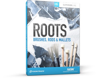 Toontrack Roots SDX - Brushes. Rods & Mallets [licencja]