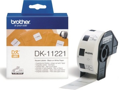 Brother etykiety DK-11221 23x23 mm QL500 1000 szt.