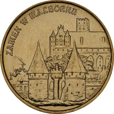 Moneta 2 zł Zamek w Malborku