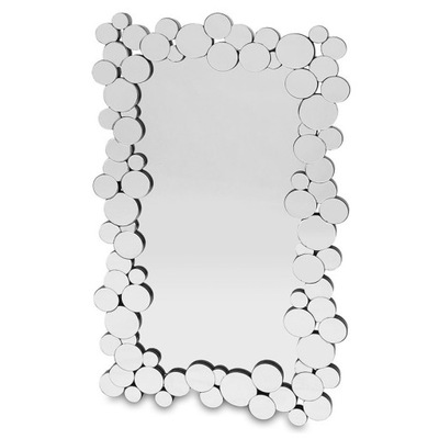 LUSTRO ŚCIENNE W LUSTRZANEJ RAMIE 120x70cm GLAMOUR