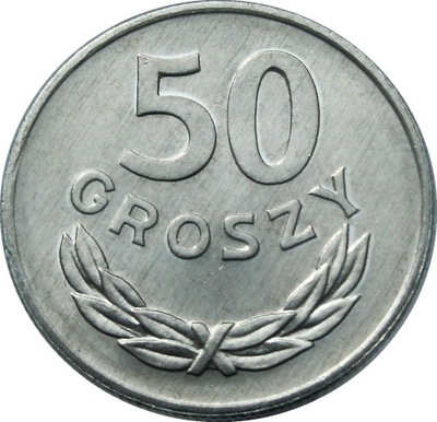 50 gr groszy 1975 mennicza mennicze