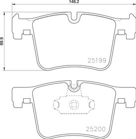 SABOTS DE FREIN CAPTEUR TEXTAR AVANT BMW 1 F20 21 2 F22 F23 - milautoparts-fr.ukrlive.com