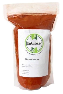 Pieprz CAYENNE papryka ostra mielona chili 500g