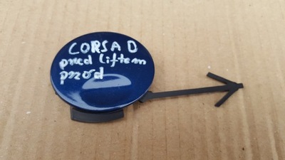 Opel corsa d заглушка фаркоп бампер перед фото №1