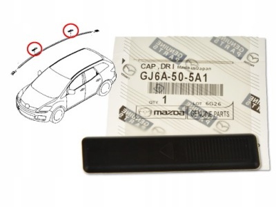 Mazda cx-7 06-12 заглушка рейлинг накладки крыша оригинальный номер фото №1