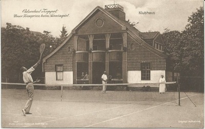 P402 - Sopot - Zoppot - Kronprinz beim Tennisspiel