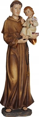 Figurka Św. Antoni Padewski PATRON DZIECI/ ZAGUBIONYCH RZECZY - 40,6cm wys.
