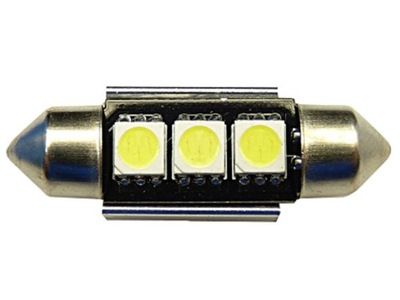 10X36 DIODO LUMINOSO LED CAN BUS 36MM REJESTRACJA AUDI A4 B5 B6  
