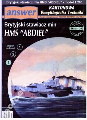 KET 3/2005 Stawiacz min HMS ABDIEL 1:200