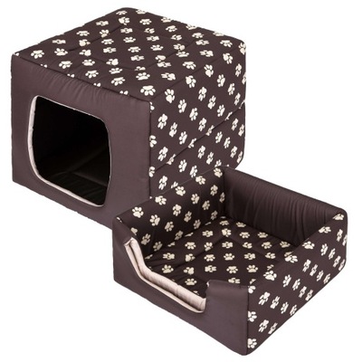 Buda i Legowisko w jednym - Domek dla psa, Legowisko dla psa 55x55 cm Doggy