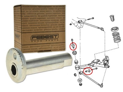 TOYOTA RAV4 94-00 BUSHING ADJUSTMENTS ZBIEZNOSCI REAR - milautoparts-fr.ukrlive.com