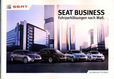 Seat Business prospekt 2014 Austria Leon Ibiza - milautoparts-fr.ukrlive.com