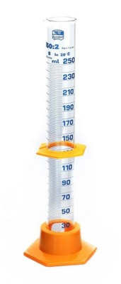MENZURKA SZKLANA 250ml Z PODZIAŁKĄ I ZNACZNIKIEM