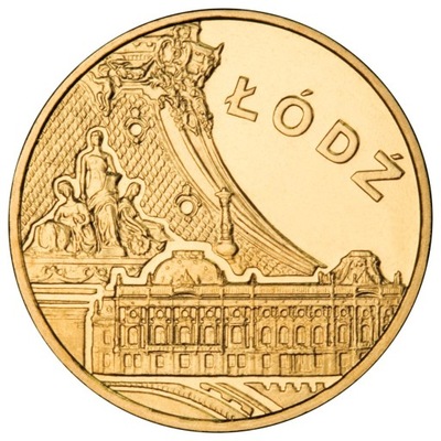 Moneta 2 zł Łódź