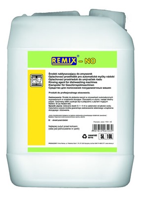 Płyn nabłyszczający do zmywarek REMIX NO 5 litrów