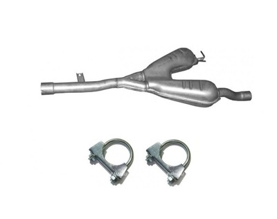 BMW E39 520 523 528 (1995-1998) SEDAN + UNIVERSEL POT D'ÉCHAPEMENT CENTRAL - milautoparts-fr.ukrlive.com