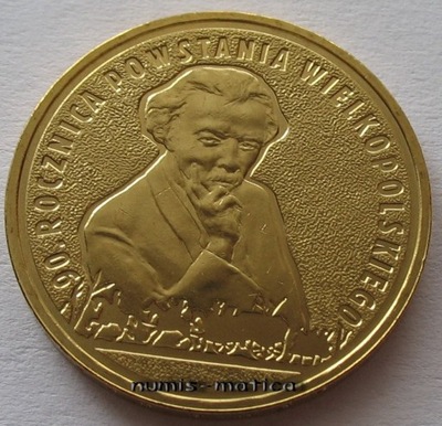 [167] 2 zł NG 90 r. Powstania Wlkp z woreczka