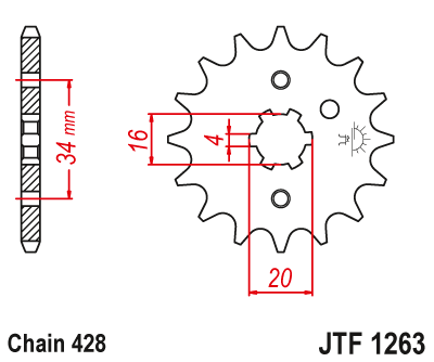 PIGNON AVANT JT 12Z, 428 YAMAHA YZ 80 - milautoparts-fr.ukrlive.com