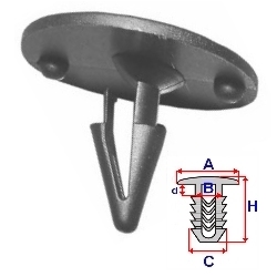 CLAMP WYCISZENIA FORD HONDA NISSAN SUZUKI B22635 - milautoparts-fr.ukrlive.com