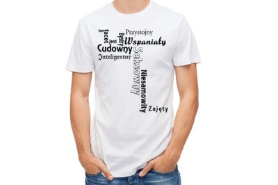 Koszulka T-shirt Niesamowity, Seksowny Inteligenty