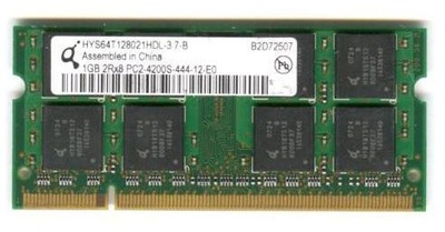 OKAZJA DDR2 QIMONDA 1GB 2Rx8 PC2-4200S-444-12-E0