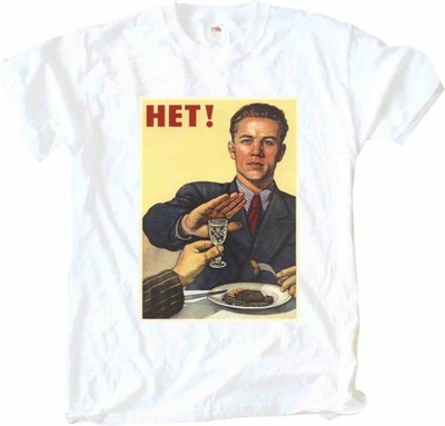 Wódka, nie piję :-) T-shirt Koszulka