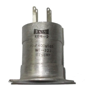 Kondensator Elektrolit KEH-2 40uF 400V 4sztuki