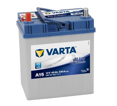 Akumulator 12V 40Ah 330A Varta Blue Dynamic LEWY PLUS