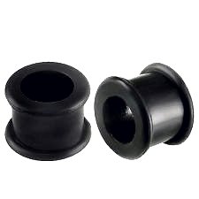 Tunel tunele plug czarny silikonowy silikonu 12mm