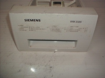 Siemens WM 2320 : Szuflada kieszeń proszku