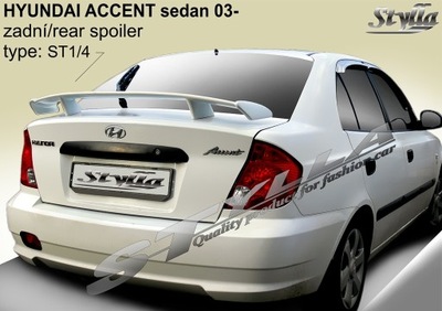 SPOILER SPOILER FOR HYUNDAI ACCENT SEDAN 2003-- - milautoparts-fr.ukrlive.com