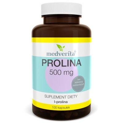 PROLINA 500 mg L-prolina 100 kapsułek