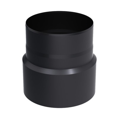 REDUKCJA SPALINOWA STALOWA fi 180/200 CZARNA 2 mm