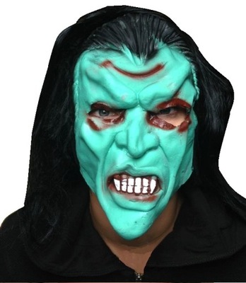 Maska Wampir Dracula Hrabia Wampira Zombi HALLOWEE