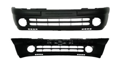 Бампер przeni renault clio 2 98- чорний новий фото №1