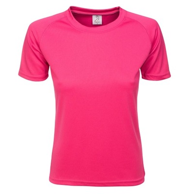 Koszulka T-shirt damski SPRINTGIRL roz. L fuksja