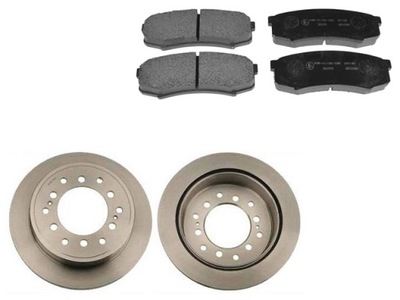 DISCS + PADS BRAKE REAR TOYOTA 4-RUNNER LAND CRUISER 90 120 FJ - milautoparts-fr.ukrlive.com