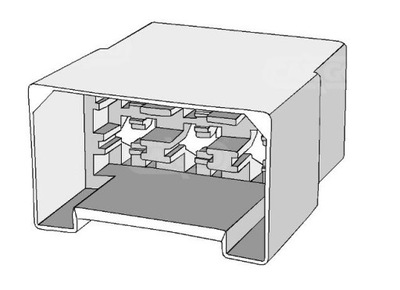 10X CONNECTOR POLACZENIOWA 6 PINOWA MESKA PROSTOKATNA - milautoparts-fr.ukrlive.com