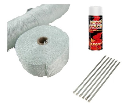 SET TERMOIZOLACYJNY WHITE RETAINING RING +LAKIER+OPASKI - milautoparts-fr.ukrlive.com