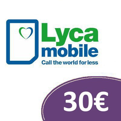 Doładowanie Lyca Mobile 30€ Euro Kod Niemcy DE