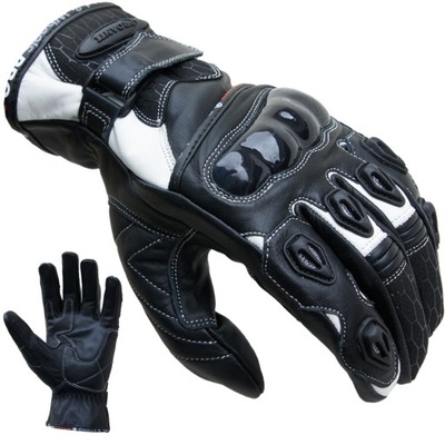 HANDSCHUHE MOTORRAD LEDER PROANTI 1 FARBEN Bild 2