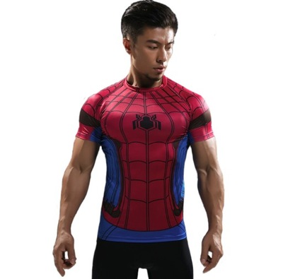 Koszulka termoaktywna siłownia Spiderman Avengers