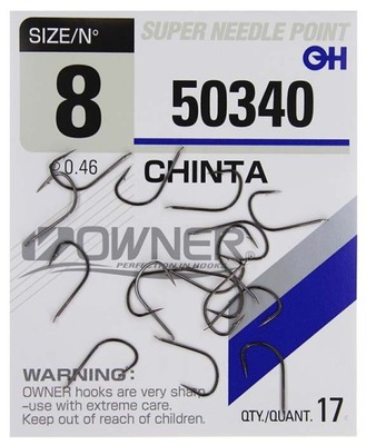 Haczyki Owner 50340 Chinta #12 17pcs