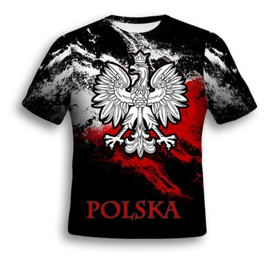 KOSZULKA FULLPRINT T-shirt POLSKA L MODNA STYLOWA